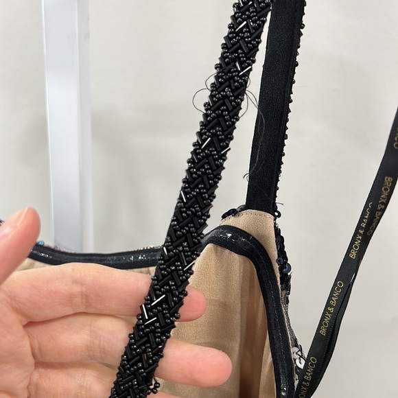 BRONX AND BANCO Dahlia Leona Embroidered Gown in Silver Multi - Picture 13 of 14